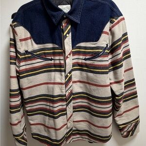 Tecovas Quilted Jacket with Patterned Sleeves